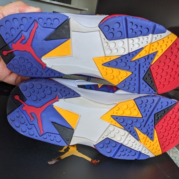 Nike Air Jordan 7 Retro Ugly Sweater Nothing but Net Size 13 - Picture 7 of 15